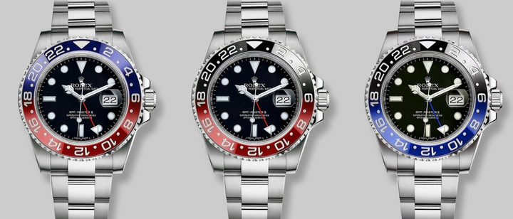 gmt master colors