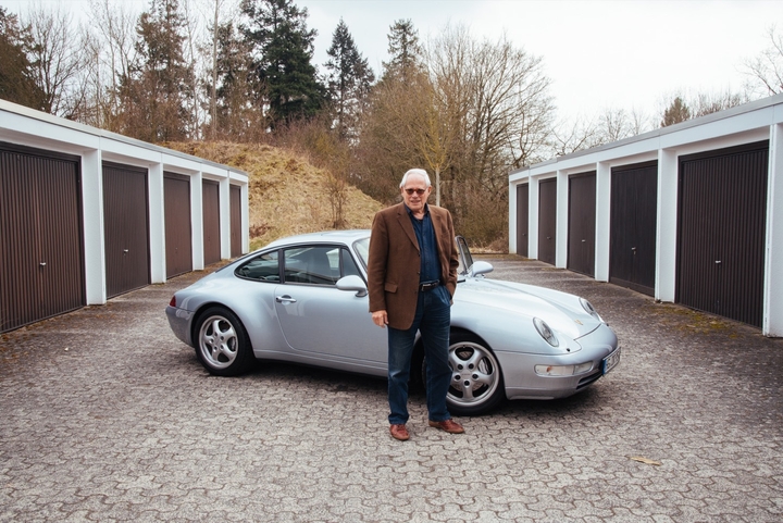 Dieter and his 993 Porsche